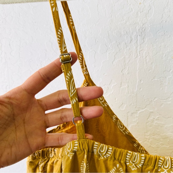 Sundance-Talisman Boho Western Mustard Charmed Dress Fit and Flare XL - Picture 7 of 9